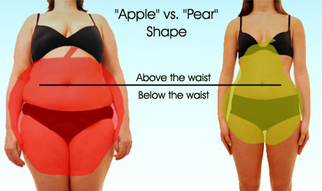 apple shaped body diet